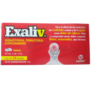 EXALIV 24 TAB 325/5/2 MG