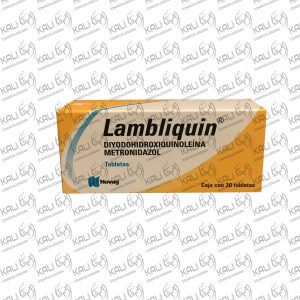 LAMBLIQUIN 400MG/200MG C/30 TAB (DIYODOHIDROXIQUINILEINA/METRONIDAZOL)