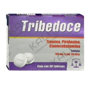 TRIBEDOCE 30 TAB 100/5/0.05 MG (COMPLEJO B)