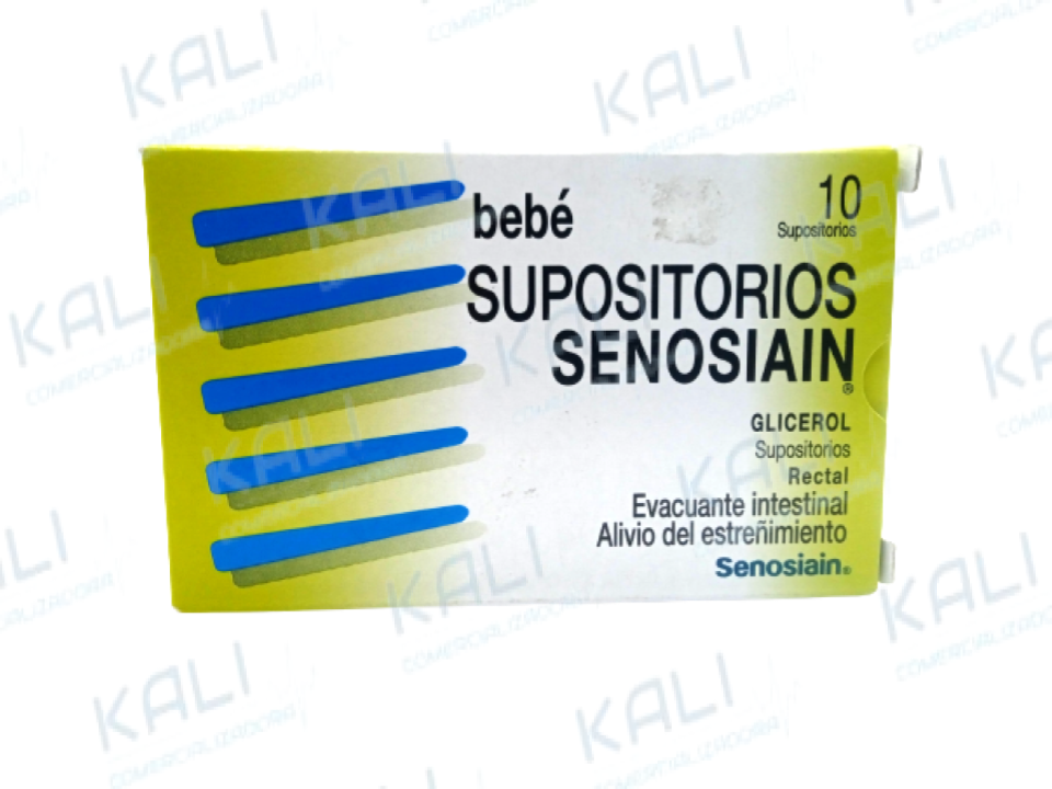 SUPOSITORIOS SENOSIAIN BEBE/10 (GLICEROL 1478.00 MG) - Kali