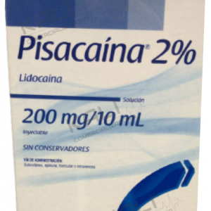 PISACAINA 2%/10ML C/10 AMPOLLETAS (LIDOCAINA)