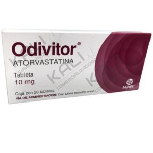 ATORVASTATINA 10MG C/20 TABLETAS (ODIVITOR)