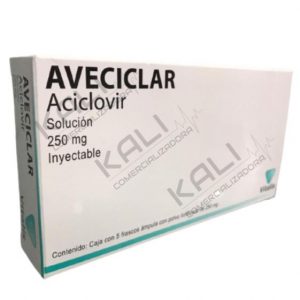 ACICLOVIR 250MG SOL INY C/5 FCO (AVECICLAR)