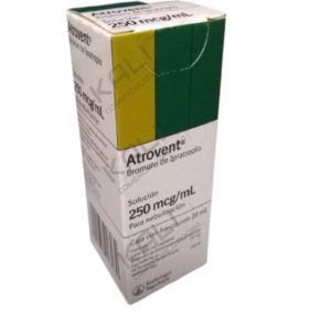 ATROVENT 25MG SOL NEB FCO 20ML (BROMURO DE IPRATROPIO)
