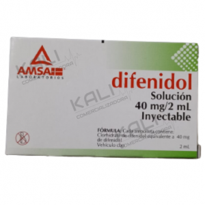 DIFENIDOL 40MG/2 ML C/2 AMP (AMSA)