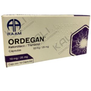 KETOROLACO/TRAMADOL 25/10 MG 10 CAPSULAS (ORDEGAN )