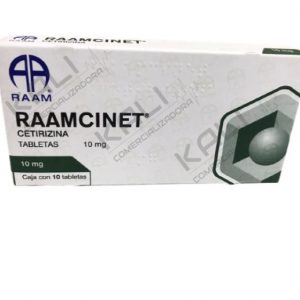 CETIRIZINA 10 TAB 10 MG (RAAMCINET 10MG)