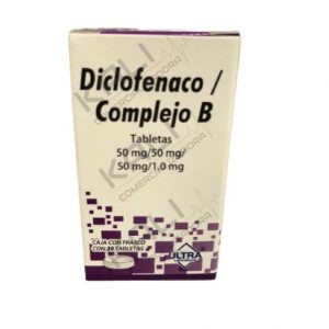 DICLOFENACO-COMPLEJO B 50MG/1MG C/30 TABS