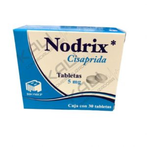 NODRIX 30 TAB 5 MG (CISAPRIDA 5.00 MG)