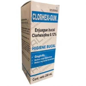 CLORHEXI-GUM 0.12% 250ML ENJUAGUE BUCAL