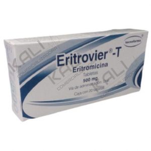 ERITROMICINA 20 TAB 500 MG (ERITROVIER-T 500MG)