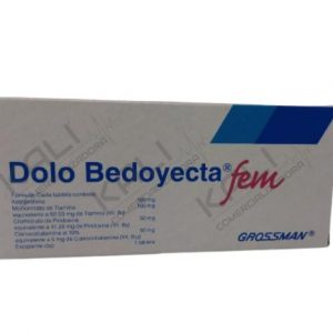 DOLO BEDOYECTA FEM 100/50/5MG 10 TABLETAS