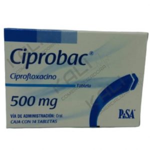 CIPROBAC 500MG TAB C/14 (CIPROFLOXACINO)