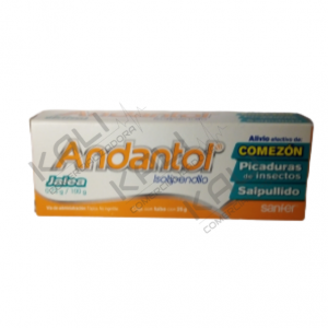 ANDANTOL 1 JALEA 25G/0.75 G (CLORHIDRATO ISOTIPENDILO 0.75 G)