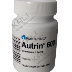 AUTRIN 600MG C/36 TAB (VITAMINA C,CIANOCOBALAMINA Y ACIDO FOLICO )