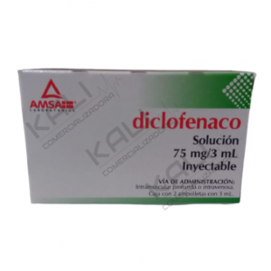 DICLOFENACO 75MG/3 ML C/2 FA (AMSA)