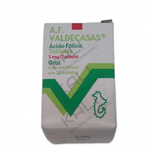 A.F VALDECASAS 5MG C/20 TAB (ACIDO FOLICO)