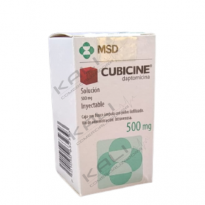 CUBICINE 500MG SOL INY C/1 (DAPTOMICINA)