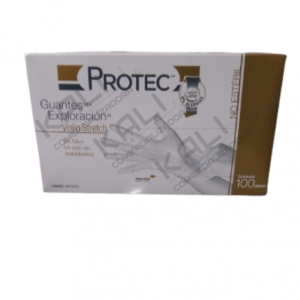 GUANTE DE LATEX P/EXPL NO ESTERIL MEDIANO C/100