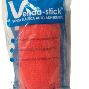 VENDA STICK 10CM X 4.5MTS COLOR ROJO