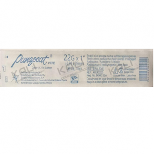CATETER PUNZOCAT AZUL 22GX1 (0,90X 25MM)