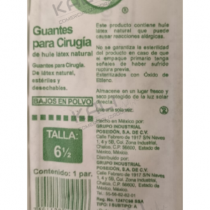 GUANTES PARA CIRUGÍA