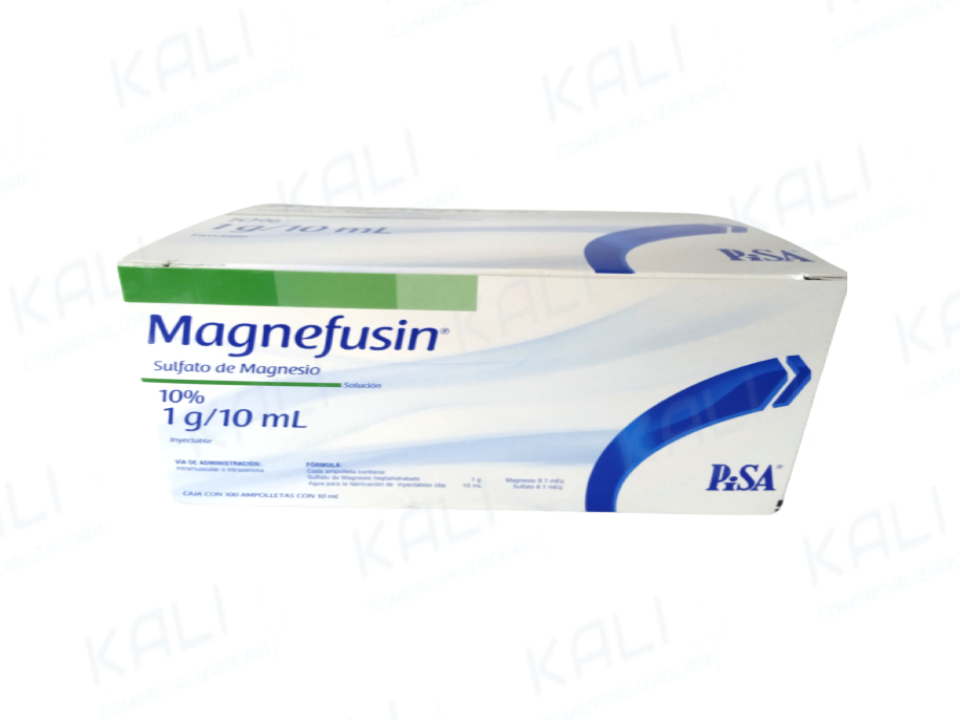 Magnefusin® Ampolleta 10% 1g / 1 ml Caja C/ 100. – PiSA