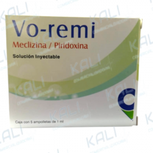 GI VO-REMI 5 AMP 50/25MG/1 ML (PIRIDOXINA 50.00 MG MECLIZINA 25.00 MG)
