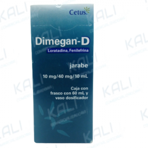 DIMEGAN D 10MG/40MG/100ML JBE 60ML (LORATADINA,FENILEFRINA)