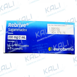 GI SUGAMMADEX 100MG/ML SOL INY C/10 FCO (REBRIVE)