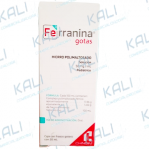FERRANINA GOTAS 50MG/ML SOL PED 20ML (HIERRO POLIMALTOSADO)