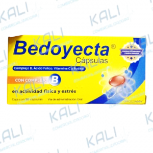BEDOYECTA 30 CAPS 100/36/10/5/5/0.5 MG