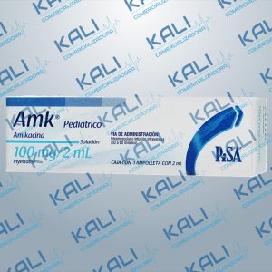 AMK 100MG/2ML C/1 AMP (AMIKACINA)