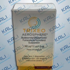 TRIXEO 160UI/7.2UI/4.8UI C/120 DOSIS PARA INHALACION (BUDESONIDA, GLICOPIRRONIO, FORMOTEROL)