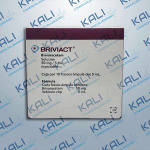 BRIVIACT 50MG/5ML SOL INY C/10 FCO AMP (BRIVARACETAM)