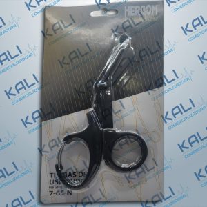 TIJERAS DE USO RUDO NEGRA 19CM (HERGOM)