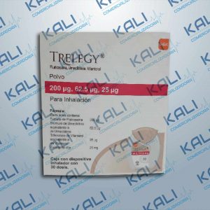 TRELEGY 200MCG/62.5MCG/25MCG P/INHALACION POLVO C/30 DOSIS