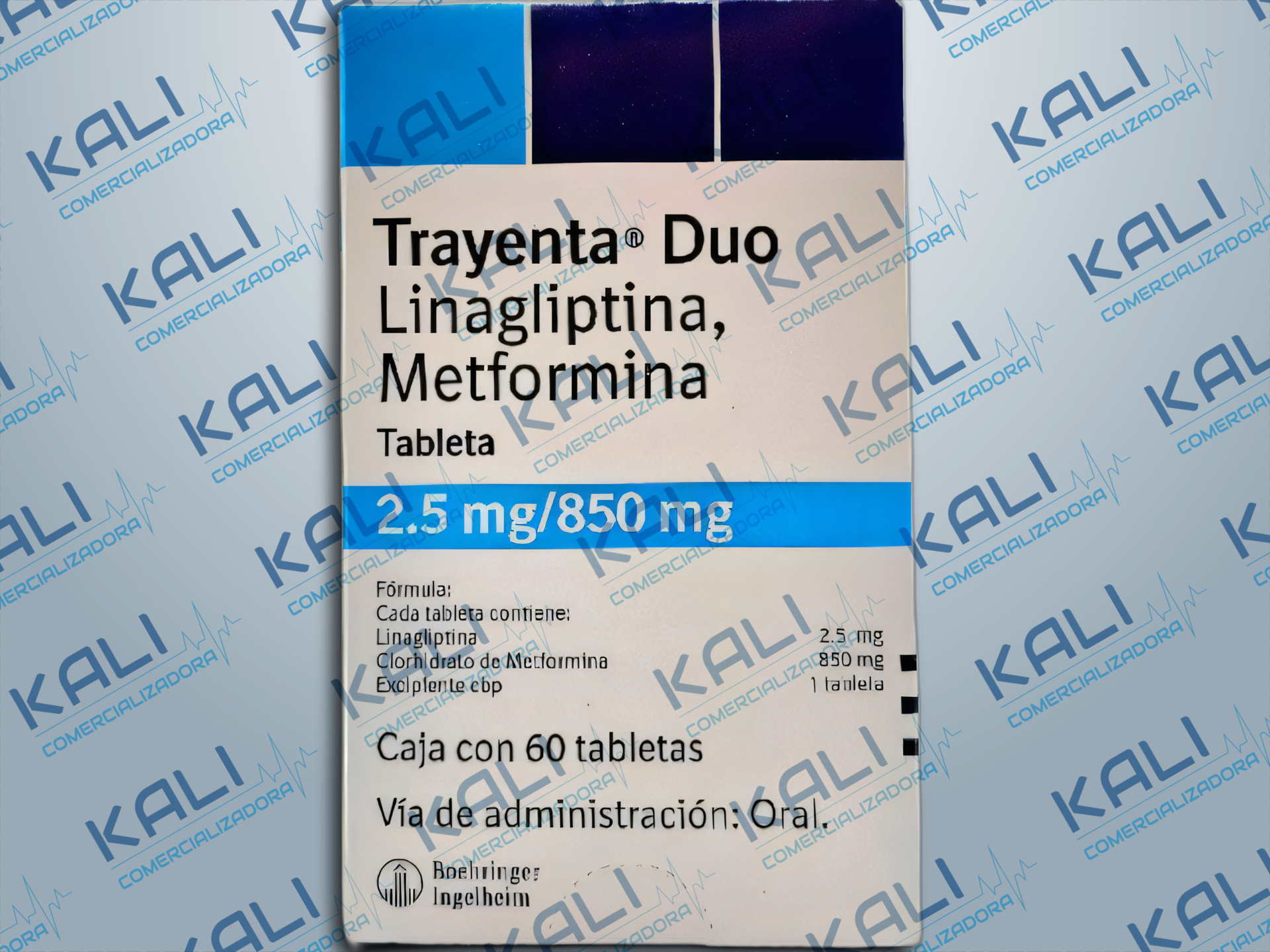 TRAYENTA DUO 2.5/850MG C/60 TAB (LINAGLIPTINA/METFORMINA)