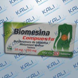 GI BIOMESINA COMPUESTA 250MG/10MG C/10 TAB (BUTILHIOSCINA/METAMIZOL)