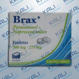 GI PARACETAMOL/NAPROXENO 275/300MG C/10 TAB (BRAX)