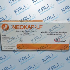 GI NEOKAP-LF 129MG/280MG/30MG C/20 TAB (NEOMICINA,PECTINA,CAOLIN)