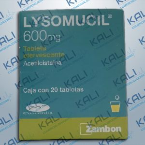 LYSOMUCIL 600MG C/20 TAB EFERV (ACETILCISTEINA)
