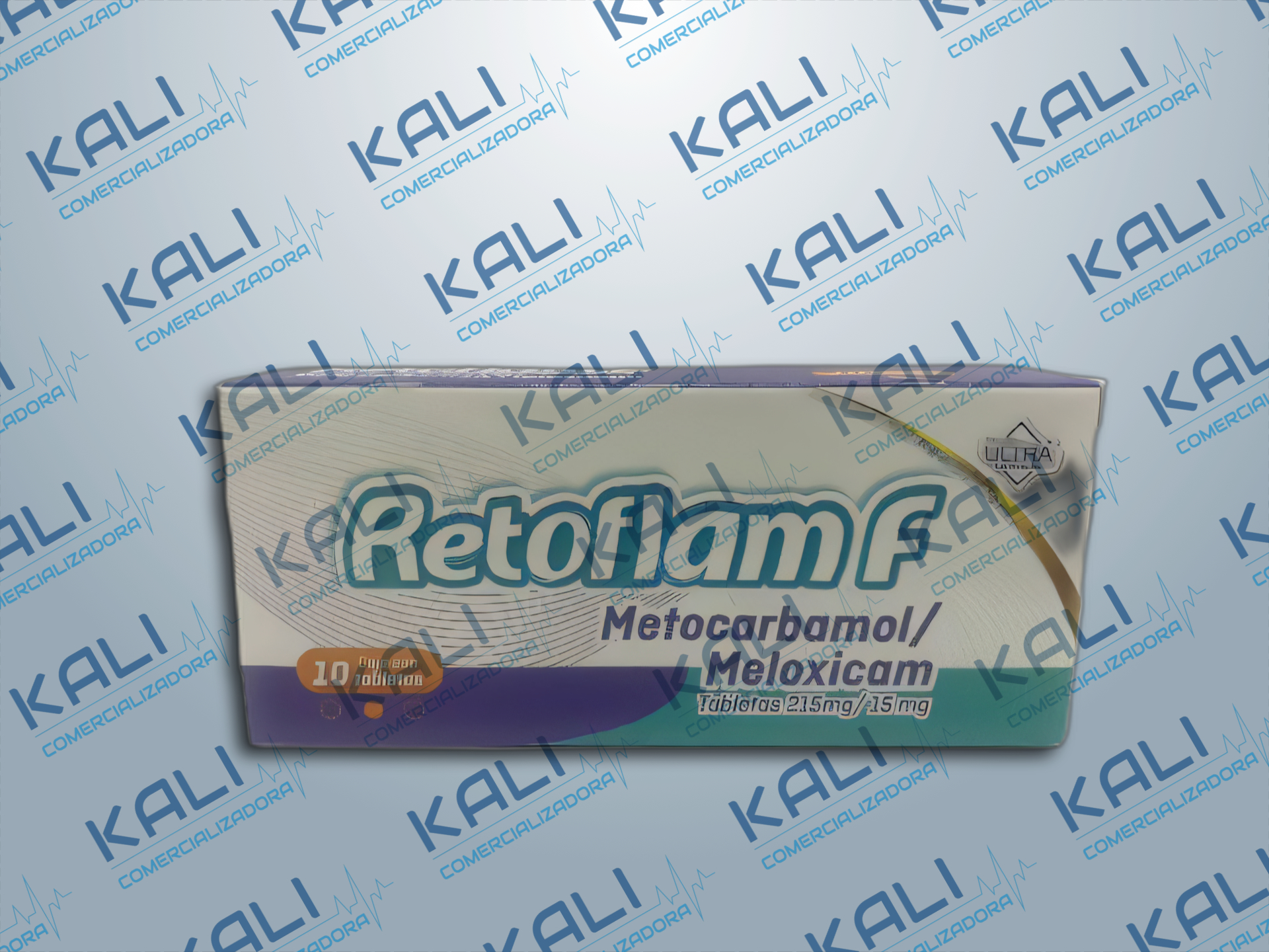 GI METOCARRBAMOL/MELOXICAM 215MG/15MG C/ 10 TABS (RETOFLAM F)