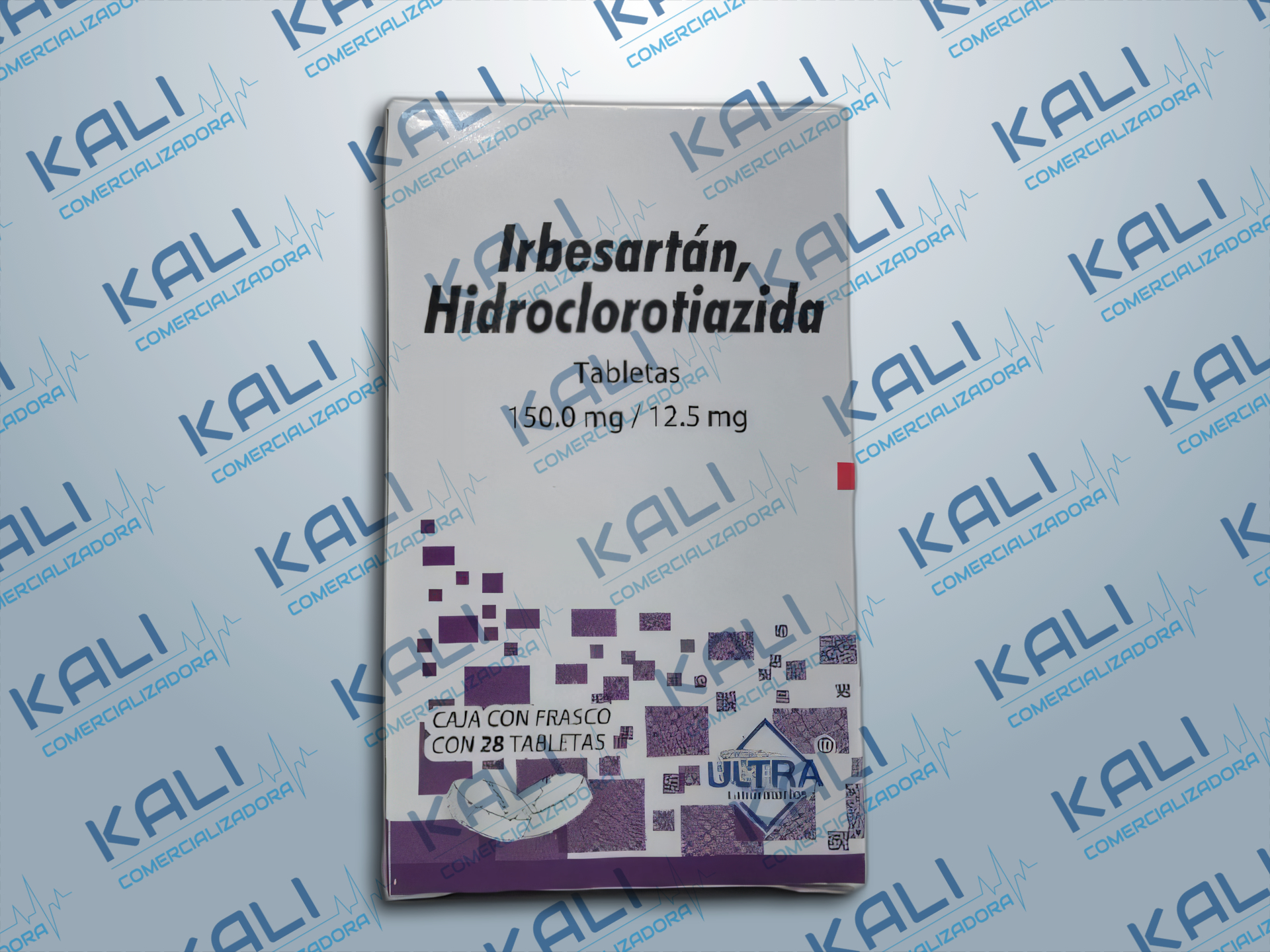 GI IRBESARTAN, HIDROCLO 150MG/12.5MG C/28 TABS (ULTRA)