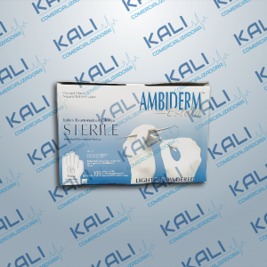 GUANTE DE LATEX EXTERIL P/EXPLORACION GRANDE C/100 (AMBIDERM)