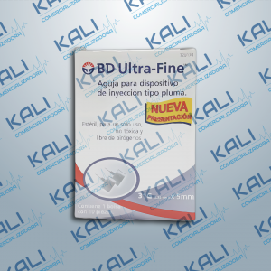 BD ULTRA FINE AGUJA PARA DISPOSITIVO TIPO PLUMA 31G X 5MM C/10PZS