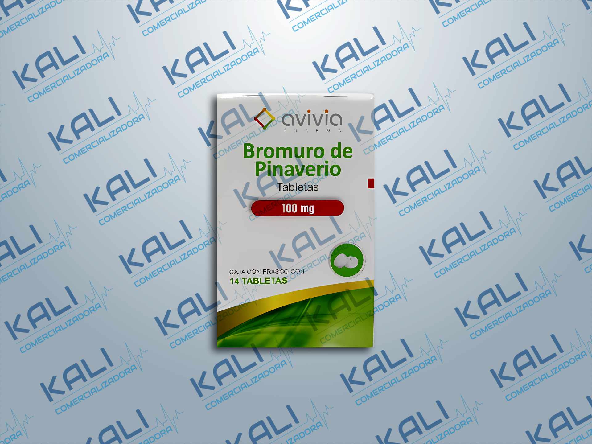GI BROMURO DE PINAVERIO 100MG C/14 TAB (AVIVIA)