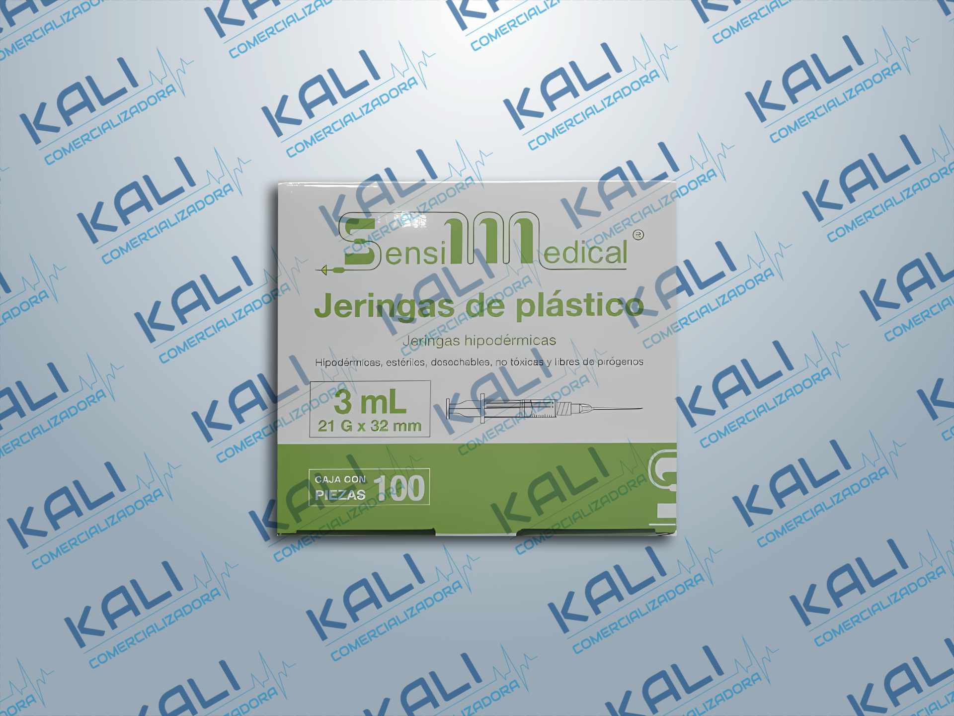 JERINGA VERDE 21GX32MM 3ML C/100 JGA