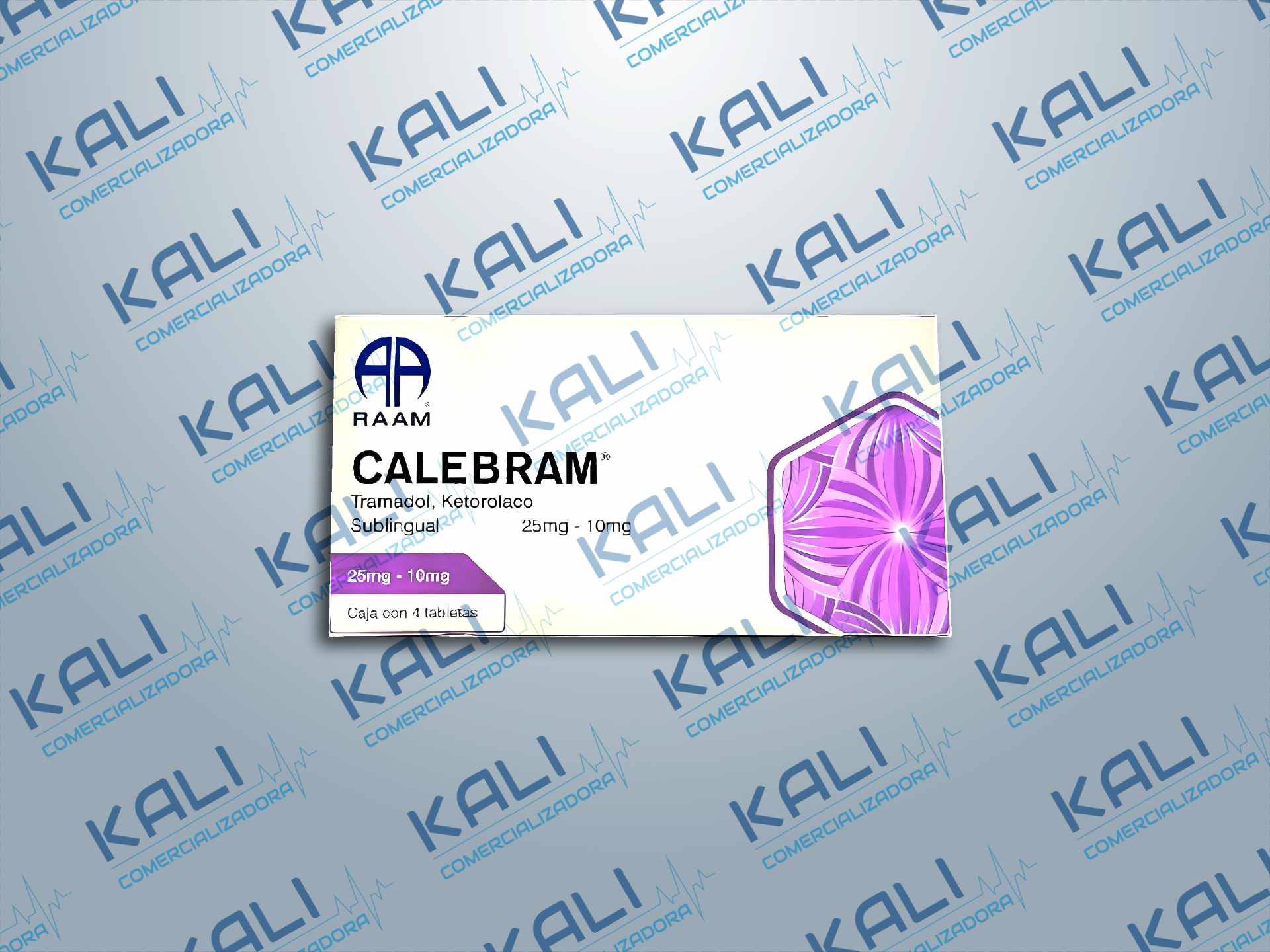 GI TRAMADOL/KETOROLACO 25MG/10MG C/4 TABS SUBLINGUAL (CALEBRAM)