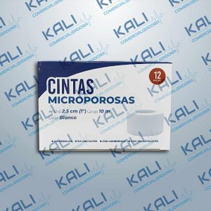 CINTA MICROPOROSA BLANCA 2.5CM X 10M C/12 PZA (CODIFARMA)